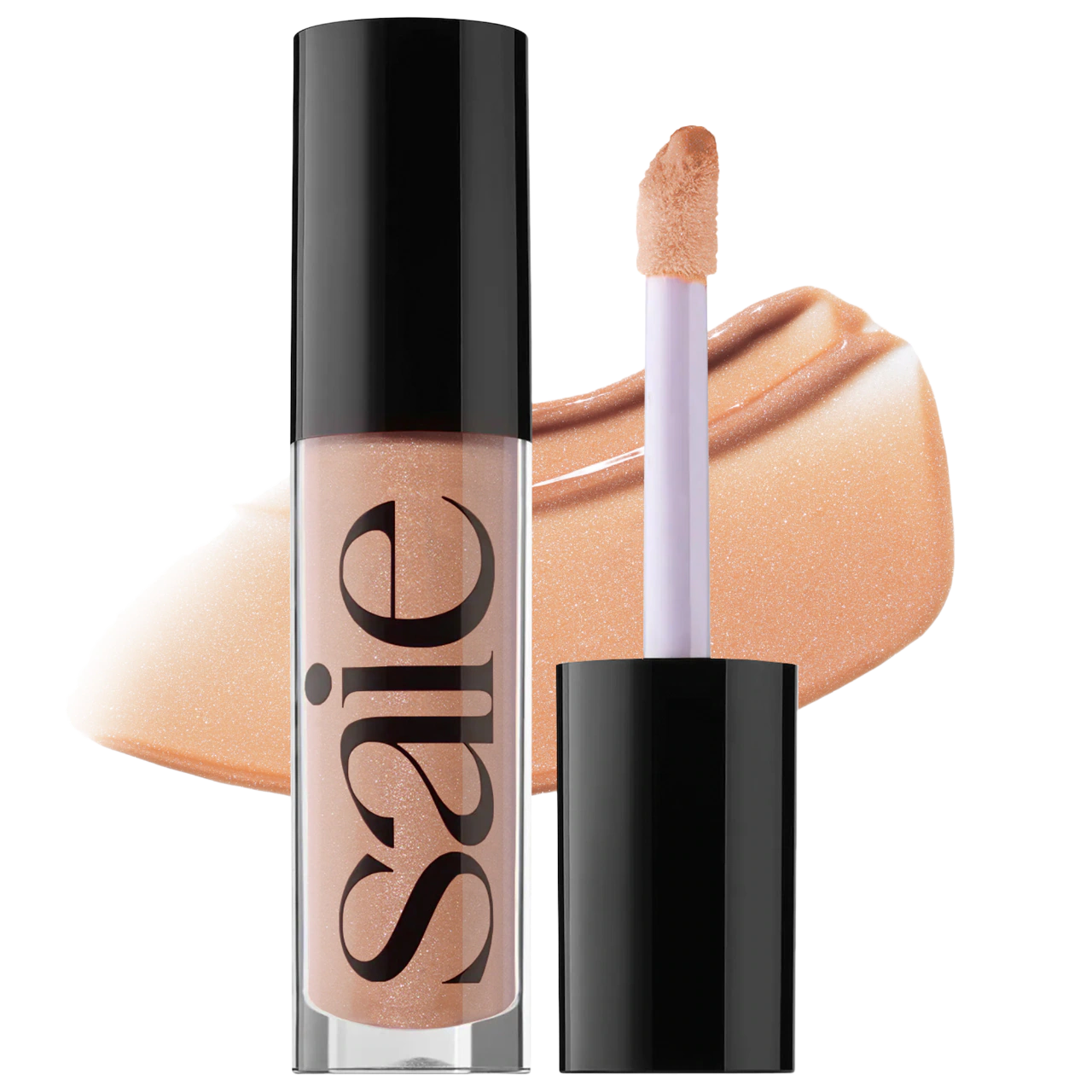 Aceite de brillo labial hidratante de alto brillo Saie Glossybounce