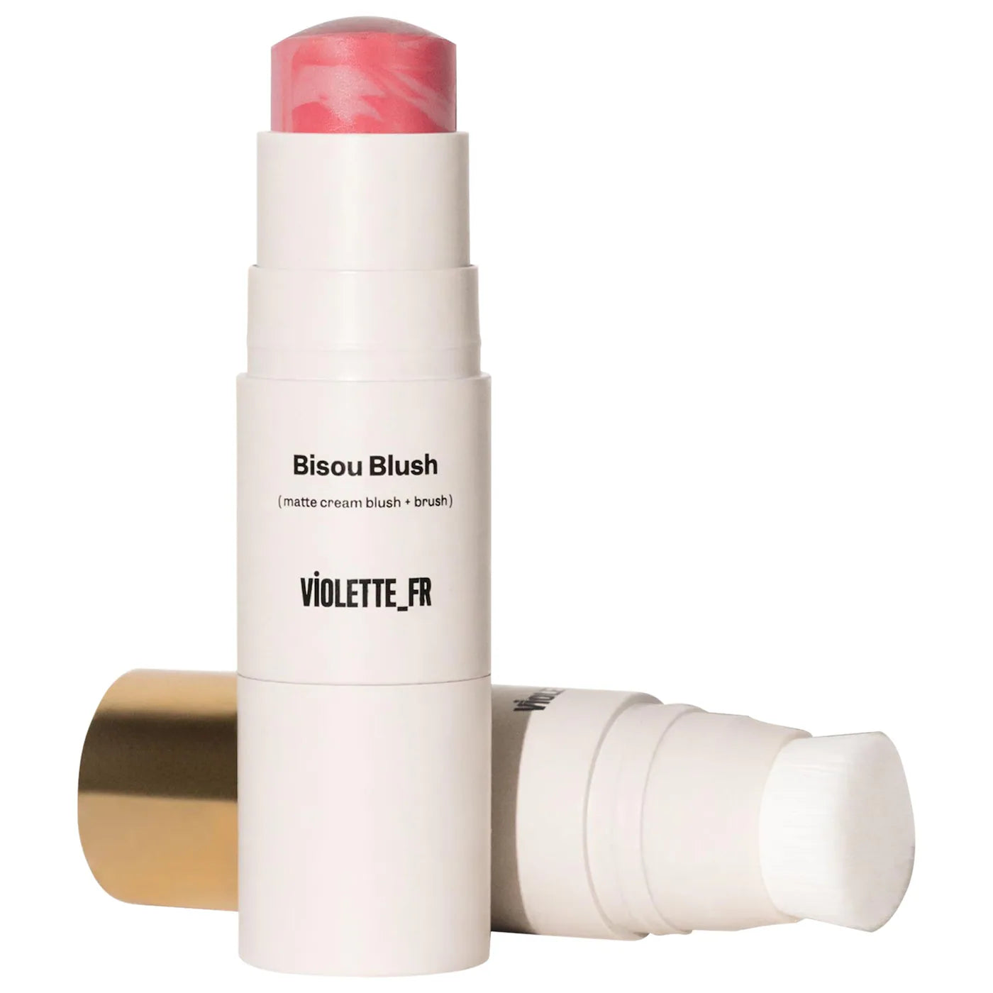 VIOLETTE_FR BISOU BLUSH Marbled Cream Blush Stick