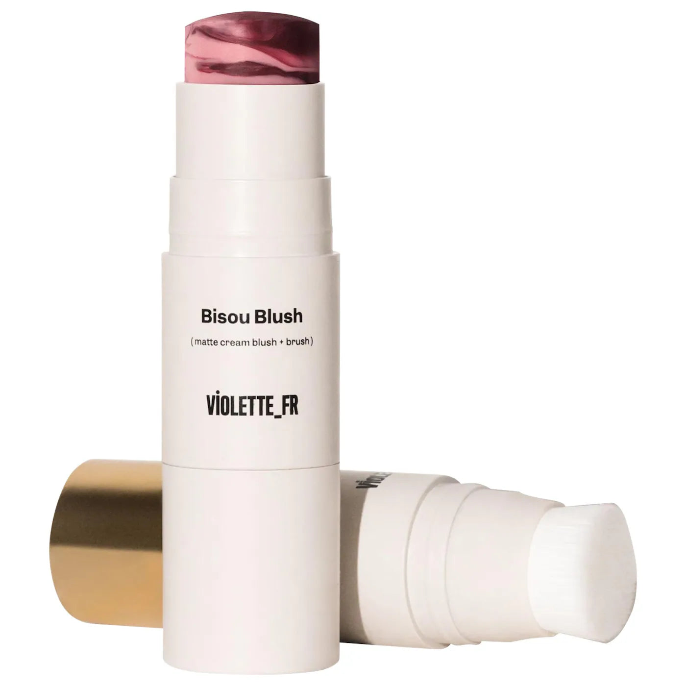 VIOLETTE_FR BISOU BLUSH Marbled Cream Blush Stick