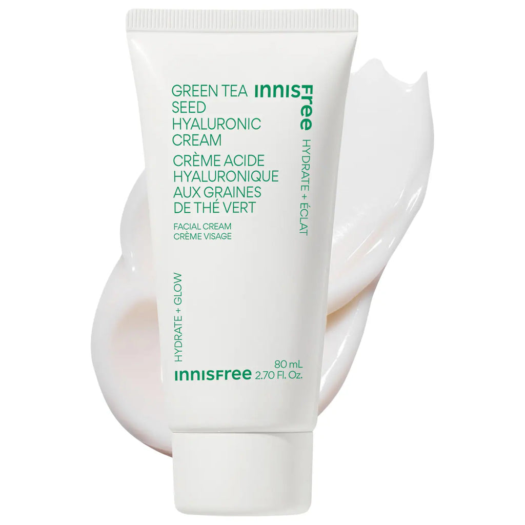innisfree Green Tea Hyaluronic Acid Hydrating Cream for Skin Barrier Repair