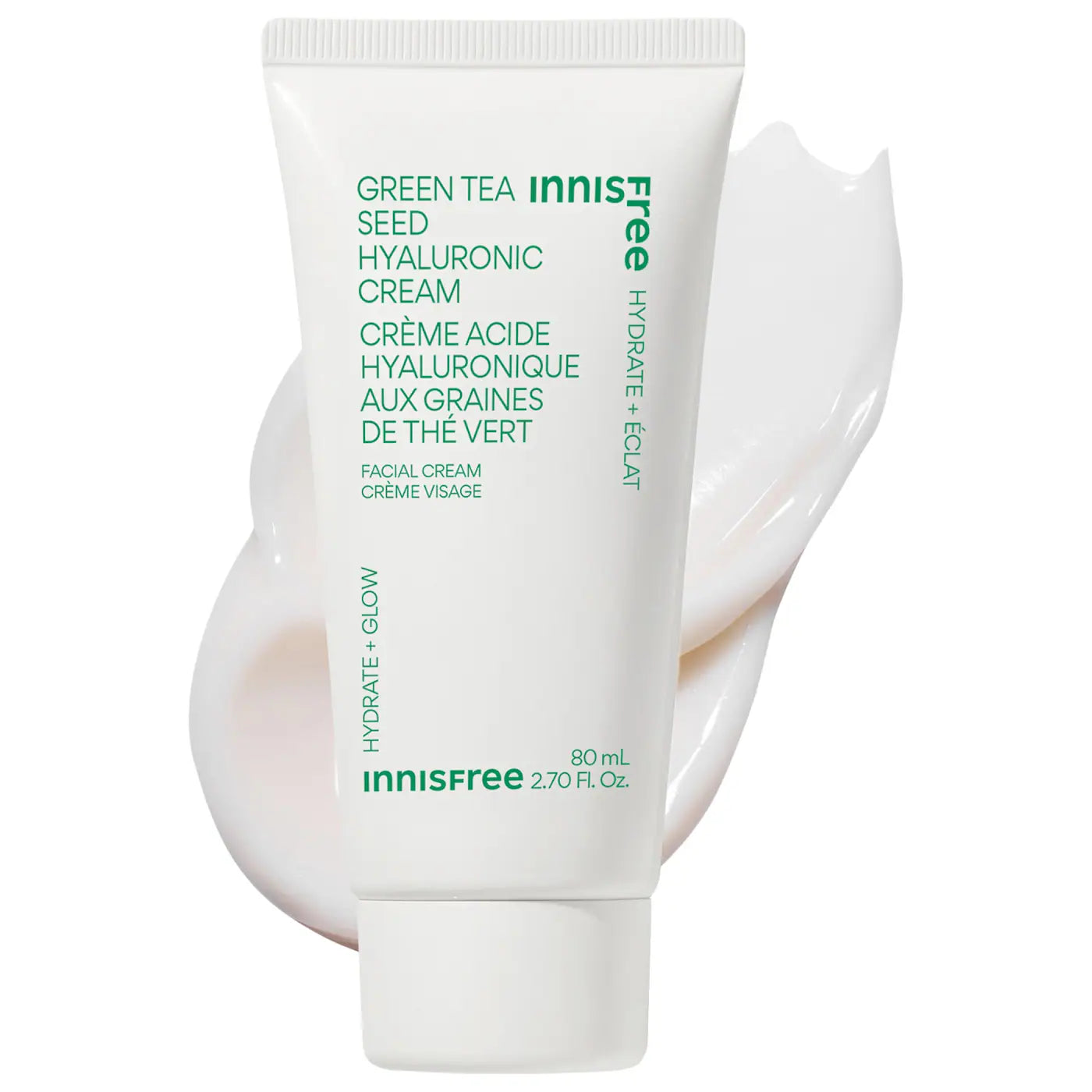 innisfree Green Tea Hyaluronic Acid Hydrating Cream for Skin Barrier Repair