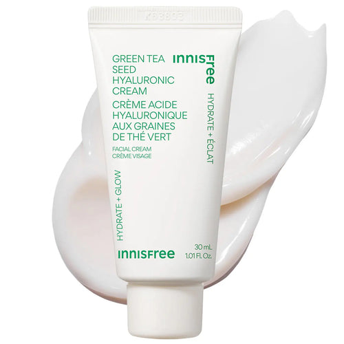 innisfree Green Tea Hyaluronic Acid Hydrating Cream for Skin Barrier Repair