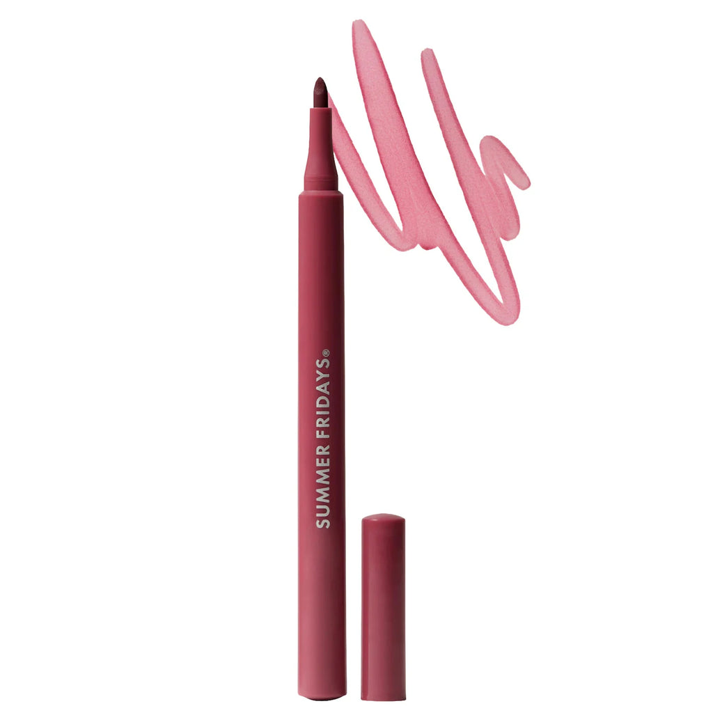 Summer Fridays Flushed Lip Stain 12HR Transfer-Proof Lip Tint